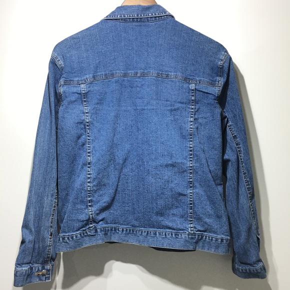 Sunburst by Morning Sun Women’s Jean Jacket Medium Wash Size L - Picture 4 of 7